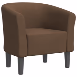 Poltrona Cabriolet Marrone in Tessutocod mxl 84554 - Vista aggiuntiva 2