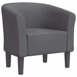 vidaXL Poltrona Cabriolet Grigio Scuro in Tessuto - Vista aggiuntiva 2