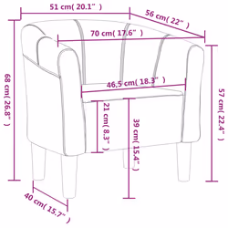 VidaXL 356443 poltrona - Vista aggiuntiva 8