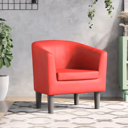Colore: rosso Materiale: Similpelle (60% poliuretano, 30% poliestere, 10% cotone), legno di pino, compensato, plastica Materi ...