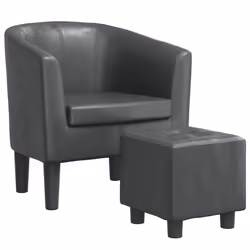 VidaXL 356492, Ecopelle, Grigio, Schiuma, 110 kg, 310 mm, 310 mm