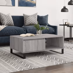 Tavolino da Salotto Grigio Sonoma 90x60x35 cm Legno Multistratocod mxl 80852