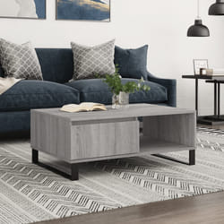 Tavolino da Salotto Grigio Sonoma 90x60x35 cm Legno Multistratocod mxl 80852