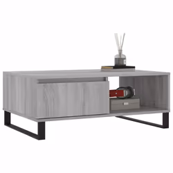 Tavolino da Salotto Grigio Sonoma 90x60x35 cm Legno Multistratocod mxl 80852