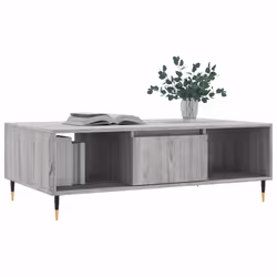 Tavolino da Salotto Grigio Sonoma 104x60x35cm Legno Multistratocod mxl 105964 - Vista aggiuntiva 3