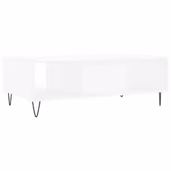 vidaXL Tavolino da Salotto Bianco 104x60x35 cm in Legno Multistrato - Vista aggiuntiva 2
