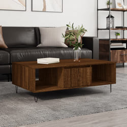 Tavolino Salotto Rovere Marrone 104x60x35 cm Legno Multistratocod mxl 129938