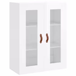 Mobile a Parete Bianco Lucido 69,5x34x90 cmcod mxl 79519 - Vista aggiuntiva 2