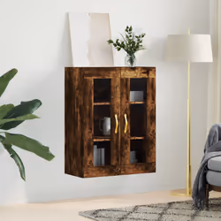 Mobile a Parete Rovere Fumo 69,5x34x90 cmcod mxl 128774 - Vista aggiuntiva 3