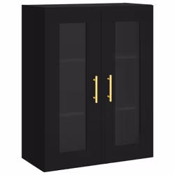 Mobile a Parete Nero 69,5x34x90 cmcod mxl 103724 - Vista aggiuntiva 2