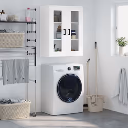Questo mobile a parete, dal design elegante, è un complemento intramontabile al vostro arredamento. Materiale resistente: Il  ...