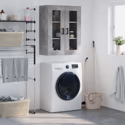 Questo mobile a parete, dal design elegante, è un complemento intramontabile al vostro arredamento. Materiale resistente: Il  ...