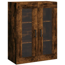 Armadietto da bagno, Mobile a Parete Rovere Fumo 69, 5x34x90 cm Vidaxl
