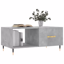 vidaXL Tavolino da Salotto Grigio Cemento 90x50x40cm Legno Multistrato - Vista aggiuntiva 3