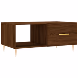 Tavolino da Salotto Rovere Marrone 90x50x40cm Legno Multistratocod mxl 129300