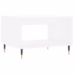 vidaXL Tavolino da Salotto Bianco 60x50x40 cm in Legno Multistrato - Vista aggiuntiva 2