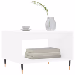 vidaXL Tavolino da Salotto Bianco 60x50x40 cm in Legno Multistrato - Vista aggiuntiva 3