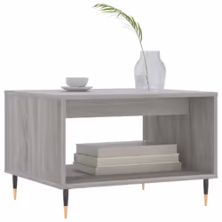 Tavolino da Salotto Grigio Sonoma 60x50x40 cm Legno Multistratocod mxl 104829 - Vista aggiuntiva 3