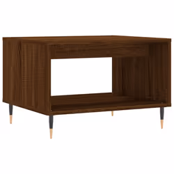 Tavolino da Salotto Rovere Marrone 60x50x40cm Legno Multistratocod mxl 80927
