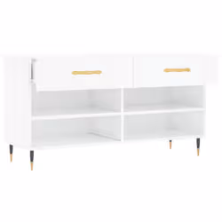 VidaXL 829718 scarpiera Bianco - Vista aggiuntiva 5