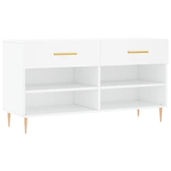 VidaXL 829724 scarpiera Bianco