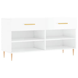 VidaXL 829726 scarpiera Bianco