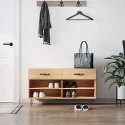 Riponete le vostre scarpe in questa elegante e pratica panca porta scarpe. È la scelta perfetta per tenere le scarpe in ordin ...