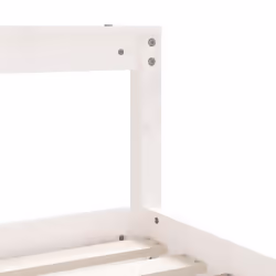 VidaXL 834397 lettino per bambini Bianco Legno - Vista aggiuntiva 7