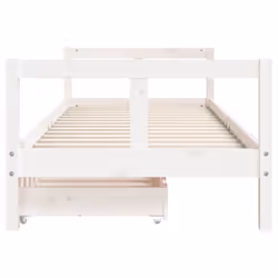 VidaXL 834406 lettino per bambini Bianco Legno - Vista aggiuntiva 5