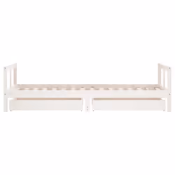 VidaXL 834406 lettino per bambini Bianco Legno - Vista aggiuntiva 6