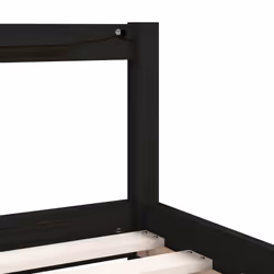 VidaXL 834407 lettino per bambini Nero Legno - Vista aggiuntiva 8