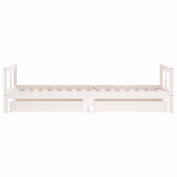 VidaXL 834409 lettino per bambini Bianco Legno - Vista aggiuntiva 6