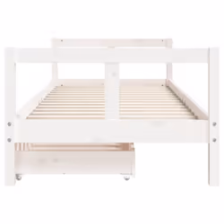 VidaXL 834418 lettino per bambini Bianco Legno - Vista aggiuntiva 5