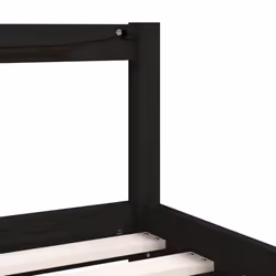 VidaXL 834419 lettino per bambini Nero Legno - Vista aggiuntiva 8
