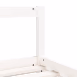 VidaXL 834424 lettino per bambini Bianco Legno - Vista aggiuntiva 6