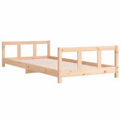 vidaXL Giroletto per Bambini 90x190 cm in Legno Massello di Pino - Vista aggiuntiva 3