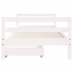 VidaXL 834436 lettino per bambini Bianco Legno - Vista aggiuntiva 5