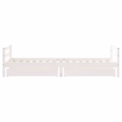 VidaXL 834436 lettino per bambini Bianco Legno - Vista aggiuntiva 6
