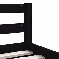 VidaXL 834440 lettino per bambini Nero Legno - Vista aggiuntiva 7