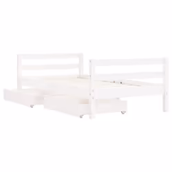 VidaXL 834445 lettino per bambini Bianco Legno - Vista aggiuntiva 4