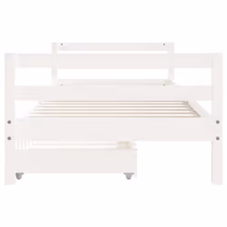 VidaXL 834448 lettino per bambini Bianco Legno - Vista aggiuntiva 5