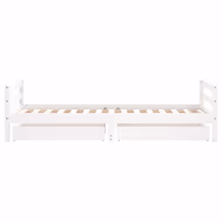 VidaXL 834448 lettino per bambini Bianco Legno - Vista aggiuntiva 6