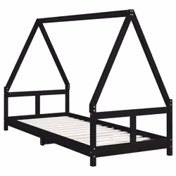 VidaXL 834452 lettino per bambini Nero Legno