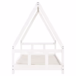 VidaXL 834454 lettino per bambini Bianco Legno - Vista aggiuntiva 4
