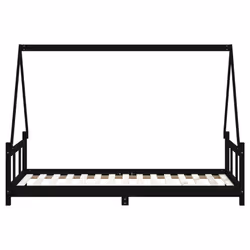VidaXL 834455 lettino per bambini Nero Legno - Vista aggiuntiva 5