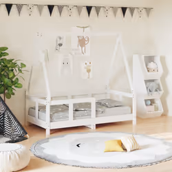 VidaXL 834457 lettino per bambini Bianco Legno