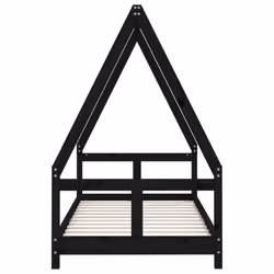 VidaXL 834461 lettino per bambini Nero Legno - Vista aggiuntiva 4
