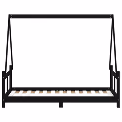 VidaXL 834461 lettino per bambini Nero Legno - Vista aggiuntiva 5