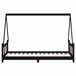 VidaXL 834464 lettino per bambini Nero Legno - Vista aggiuntiva 5