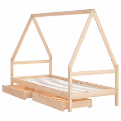 VidaXL 834465 lettino per bambini Legno - Vista aggiuntiva 4